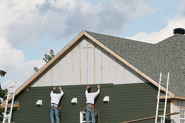 Professional Siding Repair technician working in Louisville, IL